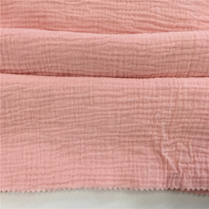 100% <span class=keywords><strong>coton</strong></span> vente chaude double couche 100% mousseline <span class=keywords><strong>de</strong></span> <span class=keywords><strong>gaze</strong></span> <span class=keywords><strong>de</strong></span> <span class=keywords><strong>coton</strong></span> froissé tissu doux pour bébé - Product Image 2