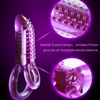 Paar-Sextoy Klitoris Penisring Vagina Frau DIY Gland-Bullet