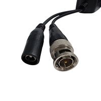 Balun vidéo passif 2-en-1 8MP 4K et alimentation, émetteur-récepteur RJ45 vers BNC 300M pour système de caméra de sécurité AHD/TVI/CVI/CVBS