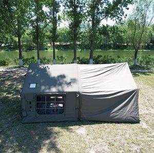 Tente Gonflable de Luxe en Coton OEM ODM pour <span class=keywords><strong>Camping</strong></span> – Abri Confortable pour Aventures Familiales en Plein Air et Glamping (Utilisation Événementielle) - Product Image 3