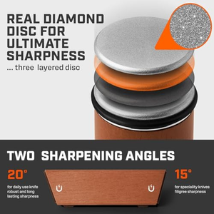 Accessoires <span class=keywords><strong>de</strong></span> <span class=keywords><strong>cuisine</strong></span>, <span class=keywords><strong>aiguiseur</strong></span> <span class=keywords><strong>de</strong></span> <span class=keywords><strong>couteaux</strong></span> à roulettes en bois écologique avec poignée en diamant, angle réglable, pour la décoration <span class=keywords><strong>de</strong></span> la maison et les cadeaux - Product Image 4