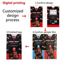 Sacs d'emballage transparents en mylar pour aligneurs de dents au design personnalisé Sacs d'emballage en mylar pour fil dentaire Pochette en plastique scellée sur 3 côtés