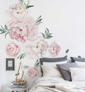 <span class=keywords><strong>Fiori</strong></span> di peonia <span class=keywords><strong>Stickers</strong></span> Murali <span class=keywords><strong>Fiori</strong></span> Da Giardino Buccia e Bastone Autoadesivi Smontabili della - Product Image 5