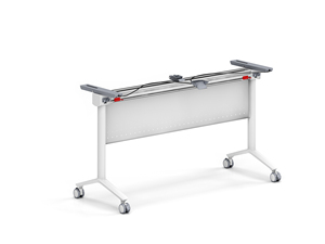 Mesa Plegable Apilable de Tamaño Personalizado de Fábrica OEM con Base de Aluminio, Mesa Plegable Móvil con Ruedas, MOQ Bajo - Product Image 2