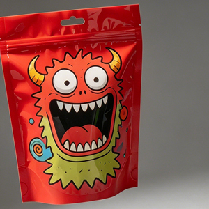 Pochette refermable anti-odeur et anti-humidité en Mylar, résistante aux enfants, avec fermeture éclair à 3 côtés, en feuille de polyester, 3,5g, 7g, 14g, 28g, faible coût - Product Image 6