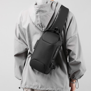 New Style Password Lock Chest <b>Bag</b> for Men Fashionable Waterproof Nylon Spring Riding <b>Bag</b> Large Capacity Outdoor Messenger <b>Bag</b> - Product Image 6