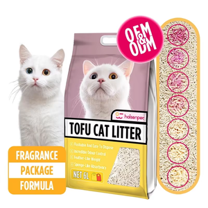 Kostenlose Proben Hochwertige Gesundheits überwachung Farbwechsel Klumpen Tofu Katzenstreu - Product Image 1