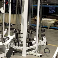 Equipo de Entrenamiento de Fuerza Comercial: Máquina de Gimnasio Multifuncional de 4 Estaciones