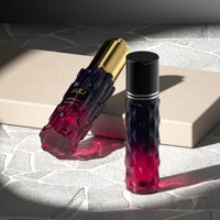Flacon de 10 ml en verre pour boules de poire à éplucher, portable, avec billes de parfum anti-transpirantes, emballage en acier, flacon échantillon