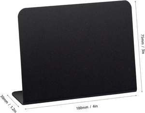 <span class=keywords><strong>Mini</strong></span> letrero de pizarra <span class=keywords><strong>para</strong></span> letrero de tiza fácil de escribir y etiquetas de alimentos mesas de buffet letreros de pizarra de plástico - Product Image 1