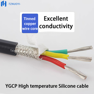 Cable Eléctrico Industrial YGCP de Cobre Estañado Multifilar Flexible Resistente a Altas Temperaturas con Blindaje de Silicona - Product Image 4