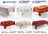 Nappe en PEVA 54*108'' à carreaux roses, motif personnalisé, prix d'usine, pour la décoration de table, de bureau et de comptoir