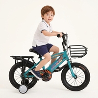 Vélo Enfant en Gros pour Garçons et Filles de 2 à 4 Ans, en Acier, 12-20 Pouces, Vélo à Pédales pour Bébé avec Frein et Fourche en Aluminium, Monovitesse