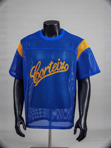 Bóng Đá Thời Trang Boxy Phù Hợp Với Lưới Jersey Tee Biểu Tượng Tùy Chỉnh 100% Poly Giản Dị Thời Trang Dạo Phố Chất Lượng Cao Áo Phông Cho Nam Giới - Product Image 1