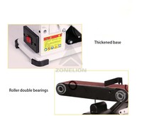 Ponceuse à bande et à disque standard, compatible avec les tensions mondiales 110V et 220V, adaptée aux environnements domestiques et professionnels de différents pays