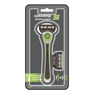 Goodmax Manual <b>Razor</b> Stainless Steel 5 Layer Blades For <b>Men</b> Face Shaving - Product Image 5
