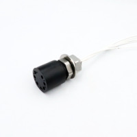 Connecteur sous-marin standard à 6 broches, connecteurs pour environnements difficiles et sous-marins, compatibles avec SUBCONN