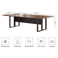 Mobilier moderne simple Tables de conférence de bureau Meubles de salle de réunion Mobilier de bureau Table de conférence