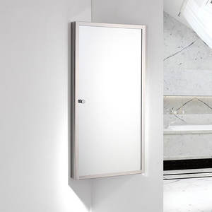 Petite <span class=keywords><strong>toilette</strong></span> coin salle de bain en acier inoxydable <span class=keywords><strong>miroir</strong></span> armoire murale <span class=keywords><strong>miroir</strong></span> armoire à bijoux - Product Image 6