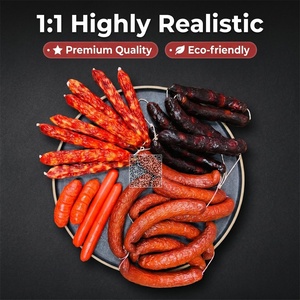 Modèle de <span class=keywords><strong>saucisse</strong></span> hyper réaliste professionnel pour accessoires de cinéma, merchandising visuel, décoration alimentaire artificielle haute fidélité - Product Image 1