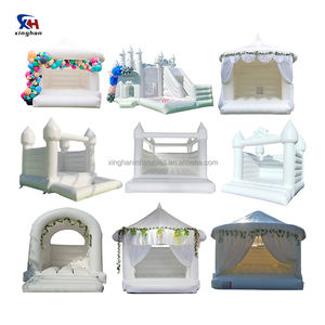 סיטונאי מסחרי מתנפחים בולע לבן זול ילדים קפיצות קפיצות מים טירה שקופים קופצות בית למבוגרים - Product Image 5