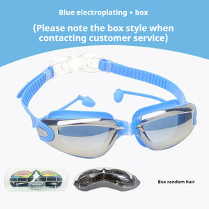 Vente en gros <span class=keywords><strong>de</strong></span> bonnet <span class=keywords><strong>de</strong></span> bain avec jeu <span class=keywords><strong>de</strong></span> lunettes anti-buée avec bouchons d'oreille pince-nez Lunettes <span class=keywords><strong>de</strong></span> <span class=keywords><strong>natation</strong></span> en silicone Gafas <span class=keywords><strong>De</strong></span> Piscina - Product Image 2