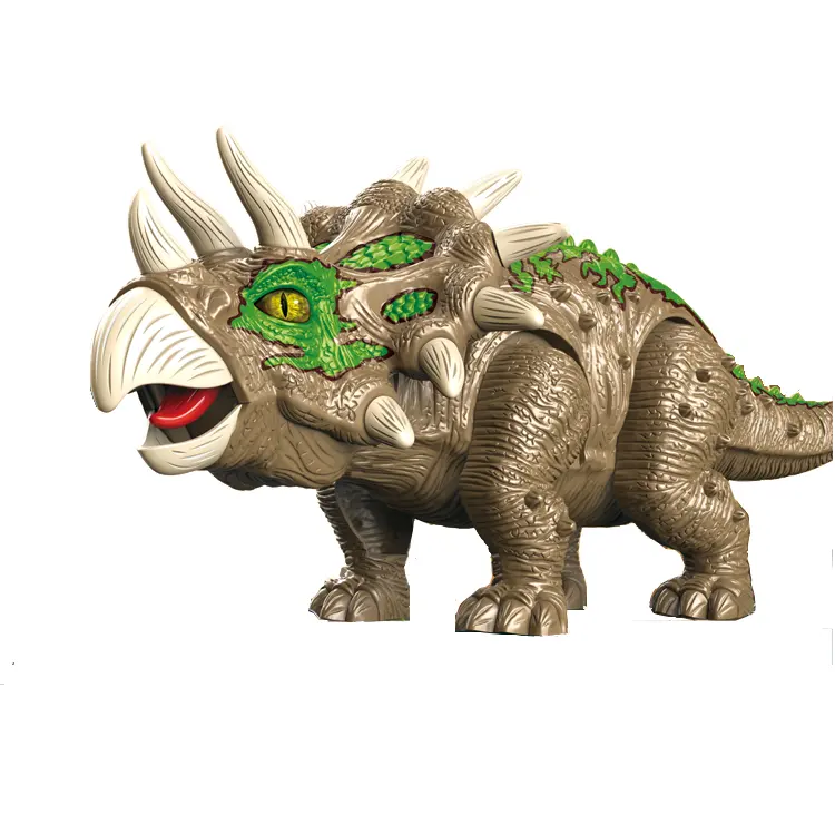 Đồ Chơi Khủng Long Stegosaurus Đi Bộ Âm Thanh Và Ánh Sáng Mô Phỏng Khủng Long Chạy Bằng Pin Cho Trẻ Em