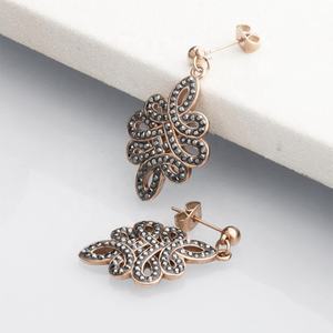 Conjunto de Joyería de Oro Rosa con Cristales: Collares, Anillos y Pendientes para Mujer, Colgantes de Moda, Venta al por Mayor de Dijes a Buen Precio - Product Image 5