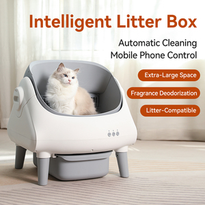 Mini Lettiera per Gatti 2026 Nuova, Aperta, Autopulente, Facile da Pulire, con Controllo Wi-Fi tramite App e Controllo Odori per Gatti Multipli - Product Image 2