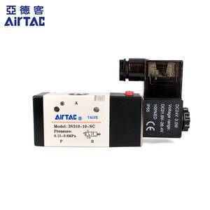 Válvula solenoide operada por piloto AIRTAC 3V310-10 PT <span class=keywords><strong>3</strong></span>/8 "Válvula solenoide de <span class=keywords><strong>3</strong></span> vías y 2 posiciones 12V Dc - Product Image 2