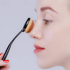 Tốt Nhất Bán Duy Nhất Nền Tảng Màu Đen Bàn Chải Đa-Mô Hình Không Bột Bột Bột Bàn Chải Linh Hoạt Bàn Chải Bàn Chải BB Bàn Chải - Product Image 1