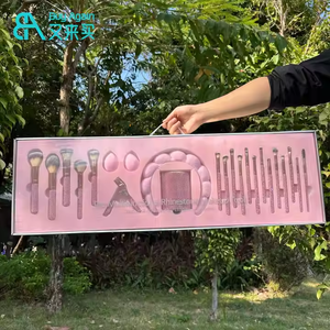 Bán Buôn Phụ Nữ Trang Điểm Bộ Quà Tặng 23Pcs Bó Rhinestone Bling Trang Điểm Bàn Chải Thiết Lập Glitz Glam Rhinestone Glitz Và Glam Bàn Chải Thiết Lập - Product Image 1