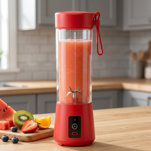 Licuadora Portátil Recargable por USB 2026, Exprimidor de Frutas, Mezclador de Smoothies con Cuchillas para Picar Hielo, Ideal para Pesca y Viajes al Aire Libre - Product Image 1