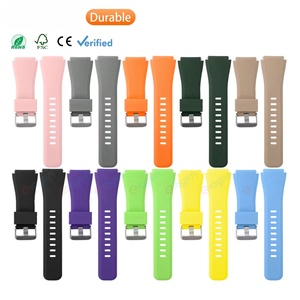 สายนาฬิกา20มม. 22มม. สำหรับ Samsung Galaxy Watch4 5 6 40/44มม. 42/46มม. S3เกียร์43/47มม. สำหรับนาฬิกา Huawei Gt2 3ซิลิโคน - Product Image 1