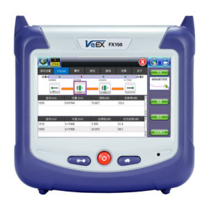เครื่องวัด OTDR รุ่น USA VeEX FX150 Mini สำหรับเครือข่ายไฟเบอร์ FTTH หน้าจอสัมผัสสี TFT ขนาด 5 นิ้ว รองรับมัลติโหมด 850/1300nm - Product Image 2