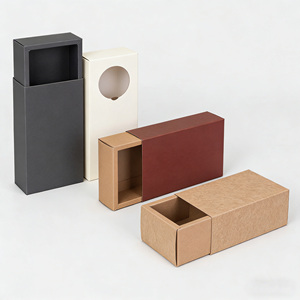 Caja de Papel Deslizante con Logotipo Personalizado y Papel Kraft para Empaque de Perfumes - Product Image 3