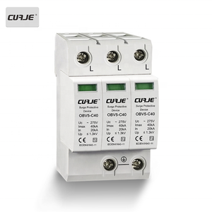 Certificat CE CUAJE AC SPD 385V 40KA 2P protection contre les surtensions pour toute la maison suppresseur de tension transitoire - Product Image 4