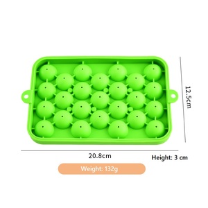 25 lưới Silicone Vòng <span class=keywords><strong>Ice</strong></span> Cube khay với nắp bền linh hoạt nhỏ PELLET <span class=keywords><strong>Ice</strong></span> Ball khuôn mẫu cho <span class=keywords><strong>Ice</strong></span> Cream <span class=keywords><strong>Maker</strong></span> - Product Image 2