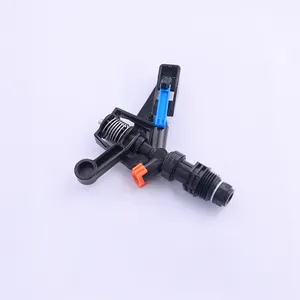 Hoge Kwaliteit 360 Graden Draaibare Enkele Dubbele Gat Sprinkler Irrigatiesysteem Regen Gun Water Sprinkler 3/4 "Voor Tuin