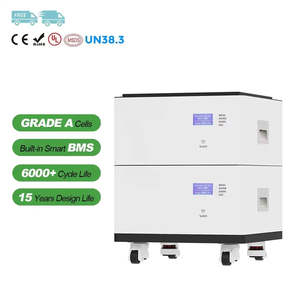 Système de stockage d'énergie empilé 51,2V 400Ah 20KWh Batterie Lifepo4 pour usage domestique solaire - Product Image 1