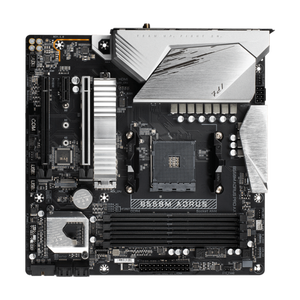 คอมโบลดราคา เมนบอร์ด GIGABYTE <span class=keywords><strong>B550M</strong></span> <span class=keywords><strong>AORUS</strong></span> <span class=keywords><strong>PRO</strong></span> M-ATX รุ่นใหม่ สำหรับเล่นเกม รองรับซีพียู Ryzen R5 7 9 - Product Image 3