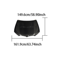 Couvercle de capot moteur avant en fibre de carbone sèche de haute qualité pour BMW X5 G05 X5M X5MC F95 X6 G06 X6M X6MC F96