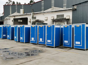 Unidades de inodoro portátiles modulares de alta calidad Diseño moderno prefabricado para uso en exteriores Solución de diseño gráfico Panel sándwich - Product Image 6