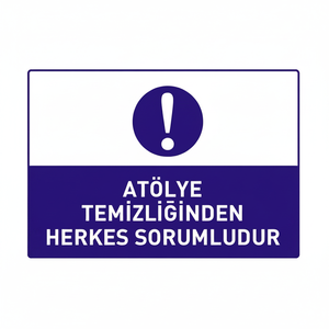Everyone Is Responsible for Workshop Cleaning <b>Electronic</b> <b>Sign</b> - Product Image 2