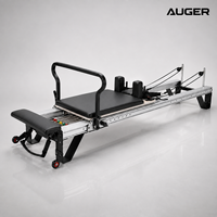 AUGER Machine de Pilates Reformer Commerciale en Aluminium, Équipement de Fitness Professionnel pour Studio, Lit d'entraînement du tronc