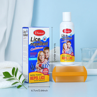 Après-shampoing anti-poux naturel Disaar à la menthe poivrée, soin nourrissant du cuir chevelu, après-shampoing lissant et réparateur