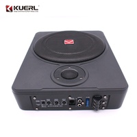 Subwoofer de voiture compact sous siège 8 pouces, grande puissance, 12V, actif et plat, pour modification automobile