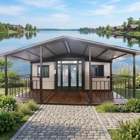 Cabanes de Luxe Extensibles en Conteneurs - Design Extérieur Moderne avec Structure en Acier, Imperméables et Résistantes aux Ouragans