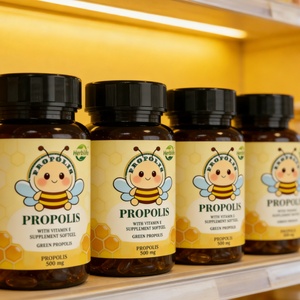 ODM/OEM Soins de Santé et Beauté : Capsules Liquides de Propolis d'Abeille Naturelle Pure, Capsules Molles de Propolis Noire, Gélules Molles de Propolis d'Abeille - Product Image 2