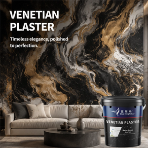 Pittura Veneziana Marmorino Multicolore Senza Giunture e Pittura per Stucco Veneziano per Pareti di Camere da Letto - Product Image 1